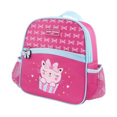 Conjunto De Mochila De Rodinha, Lancheira Térmica, Pote E Garrafa Pimpolhos Pink