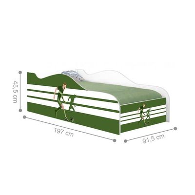 Cama Like Atacante Futebol Solteiro