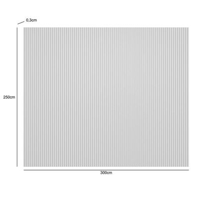 Painel Ripado De Madeira Para Sala Quarto 297x250cm Slats L05 Nature - Lyam Decor