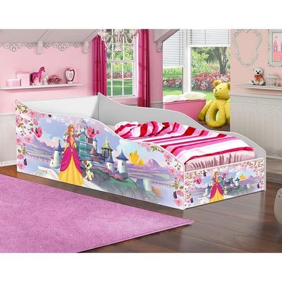 Cama Carro Menina Infantil Castelo Cachorro