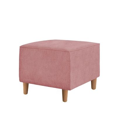 Kit Amamentação Poltrona + Puff + Almofada Sophia Suede Rose