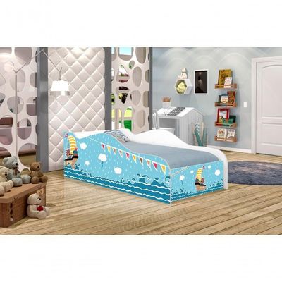 Cama Fun Ursinhos Pirata Solteiro Com Colchão