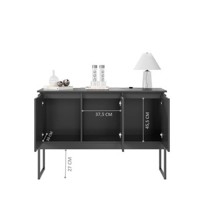 Buffet De Luxo Viareggio Preto Onix