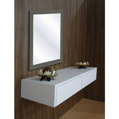 Aparador Penteadeira Console Suspenso Laqueado Branco