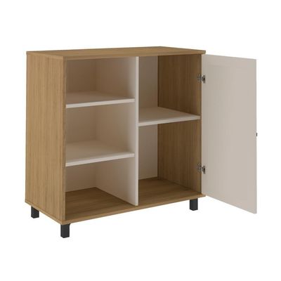 Buffet Artely Charlotte Cor Carvalho/off Carvalho/off White