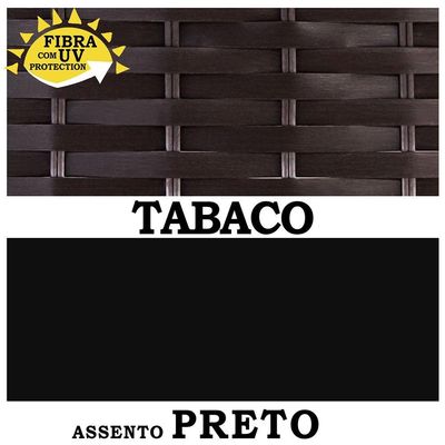 Conjunto De Poltronas E Mesa Preto Tabaco Navegantes