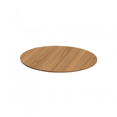Tampo Em Mdf Redondo 110cm - Freijó Marrom