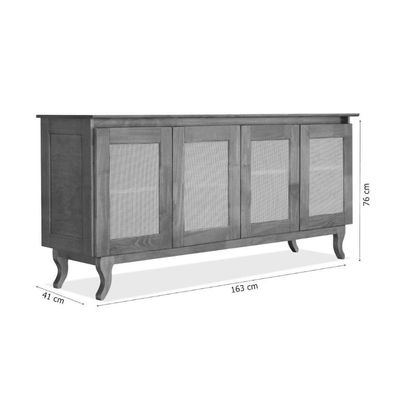 Buffet 04 Portas Deltan 104 Imbuia Atraente
