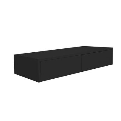 Aparador Penteadeira Console Suspenso Laqueado Preto