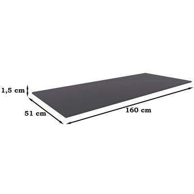 Tampo Para Balcao 160 Cm Cinza Reajl Cinza
