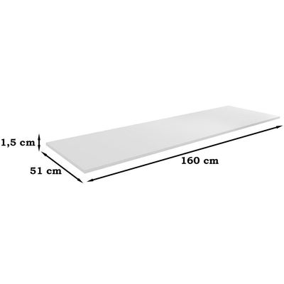 Tampo Para Balcao 160 Cm Branco Reajl Branco