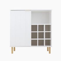 Aparador Bar Adega Ditália 2 Portas R-633 Branco