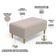 Kit 02 Puffs Decorativo Para Sala De Estar Cléo Pés Palito 90 Cm W01 Bouclê Creme - Lyam Decor