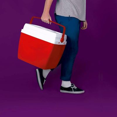 Caixa Térmica 34 Litros Com Alça Cores Mor Cor:vermelho Vermelho