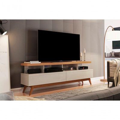 Rack Para Tv Hamal 1.6 Off White Nature