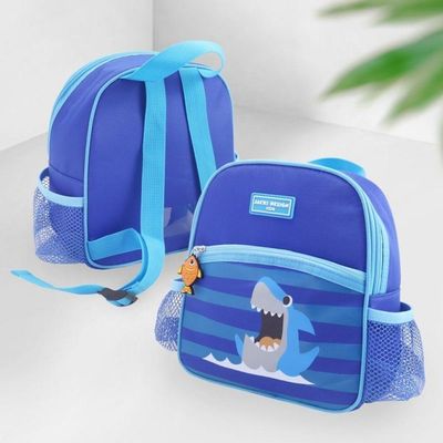 Conjunto De Mochila De Rodinha, Lancheira Térmica, Pote E Garrafa Pimpolhos Azul