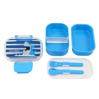 Conjunto De Mochila De Rodinha, Lancheira Térmica, Pote E Garrafa Pimpolhos Azul