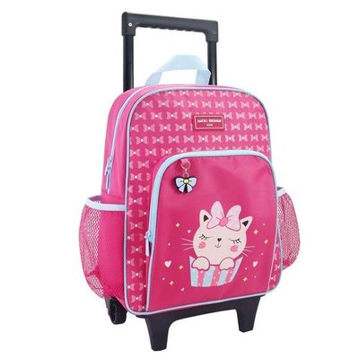 Mochila Com Rodinhas - Pimpolhos Pink