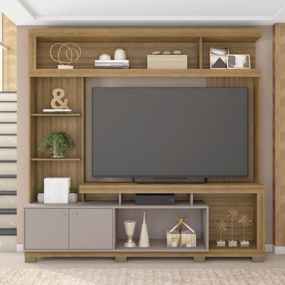 Estante Home Formosa Para Tv Até 65 Polegadas Marrom Caemmun