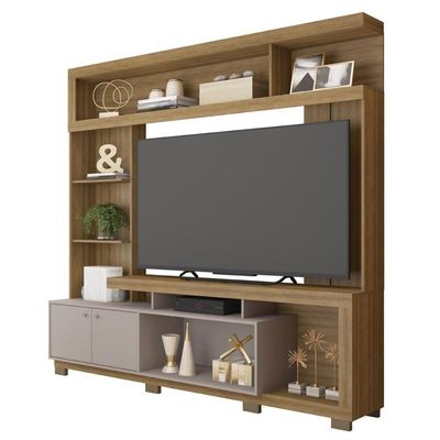 Estante Home Formosa Para Tv Até 65 Polegadas Marrom Caemmun