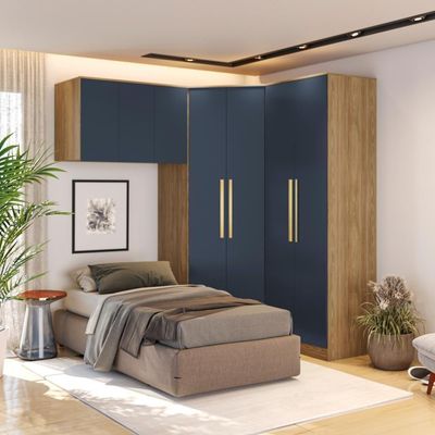 Quarto Modular Kappesberg Adapt  Profundo 3 Peças