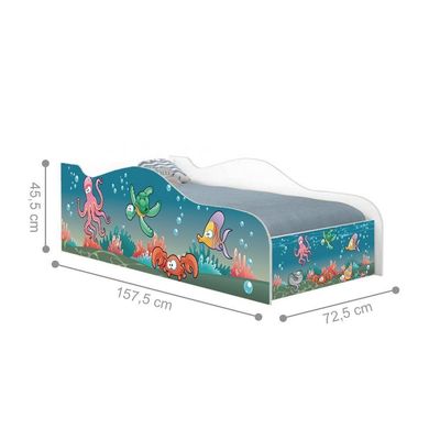 Mini Cama Fun Aquário Infantil Com Colchão