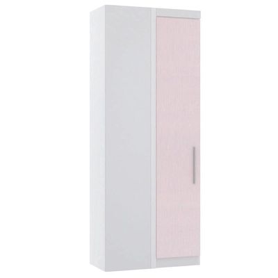 Guarda Roupa De Canto Reto Modulado 90cm 1 Porta Alpes Luciane Móveis