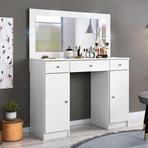 Penteadeira Camarim Com Led Carisma Branco Demóbile Branco