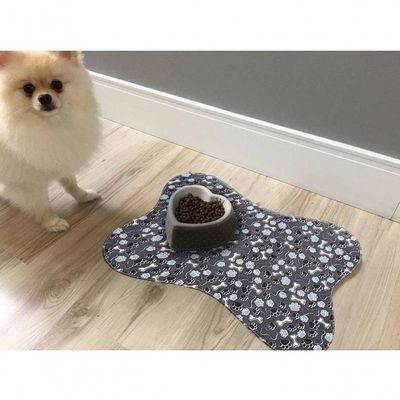 Tapete Pet Tecil Antiderrapante Cinza Pet