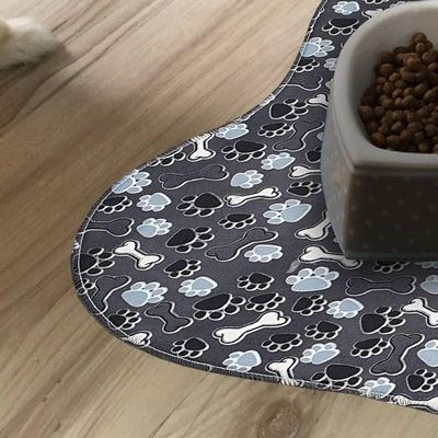 Tapete Pet Tecil Antiderrapante Cinza Pet