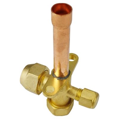 Válvula De Serviço 1-2 Para Ar Condicionado 3 Vias