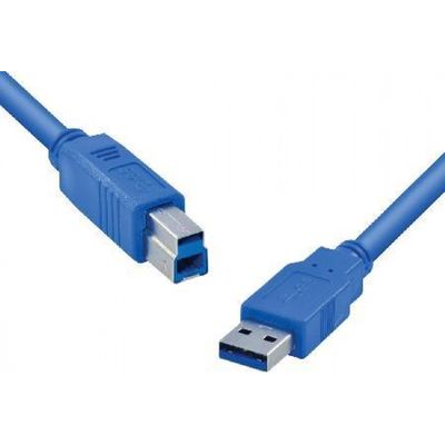 Cabo USB 3.0 a Macho X USB B Macho 2 Metros U3AMBM-2