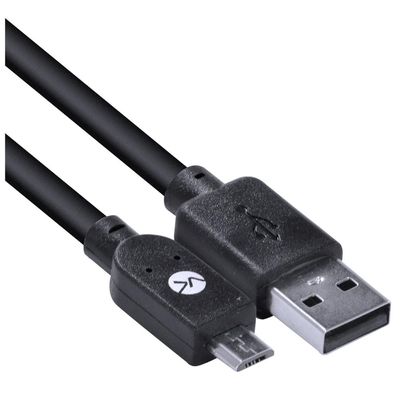 Cabo USB X Micro USB B 2.0 5 Pinos 2 Metros Preto - MUSB-2
