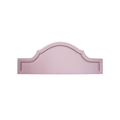 Cabeceira Queen Luxo 160X60 Rosa Tachas Fumê