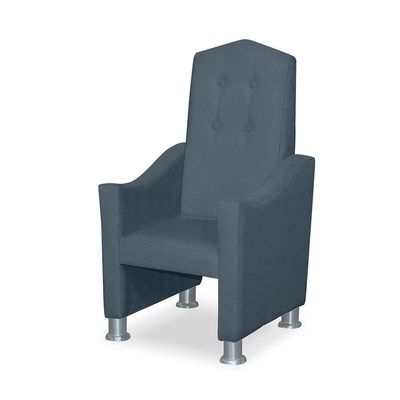 Mini Cadeira Poltrona Infantil Troninho Decorativa Suede Azul Turquesa