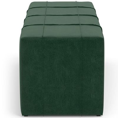 Puff Decorativo Living 140 Cm Roma W01 Couríssimo Verde - Lyam