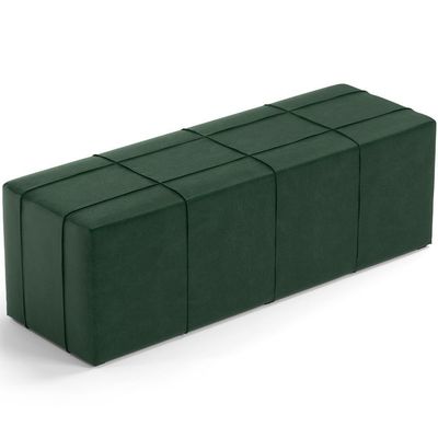 Puff Decorativo Living 140 Cm Roma W01 Couríssimo Verde - Lyam