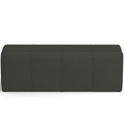 Puff Decorativo Living 140 Cm Roma W01 Linho Verde Musgo - Lyam