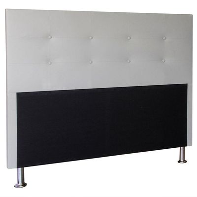 Kit Cabeceira E Calçadeira Baú Queen 1,60m Berlim Corano Branco - Pallazio
