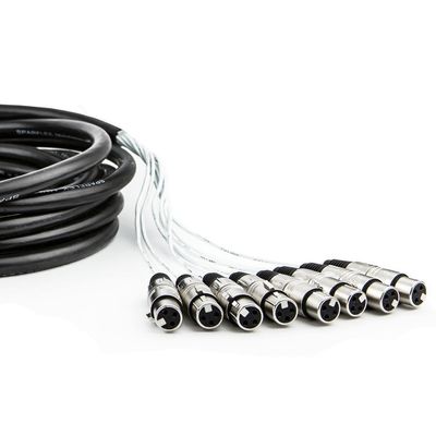 Multicabos Com Conectores Xlr 8 Vias Santo Angelo 15 Metros