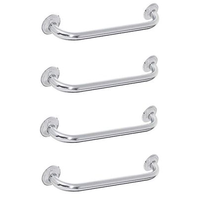 Alça De Apoio Banheiro 40Cm Kit 4 Unid Barra