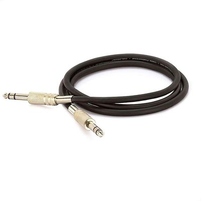 Cabo P10 Para P10 Estereo Preto - 45 Metros