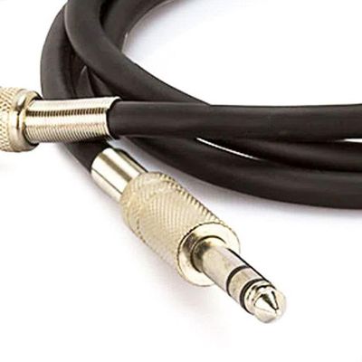 Cabo P10 Para P10 Estereo Preto - 45 Metros