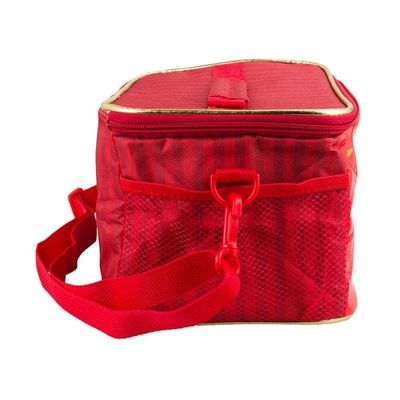 Bolsa Vermelha Térmica Lancheira Mickey 15x27x18cm - Disney