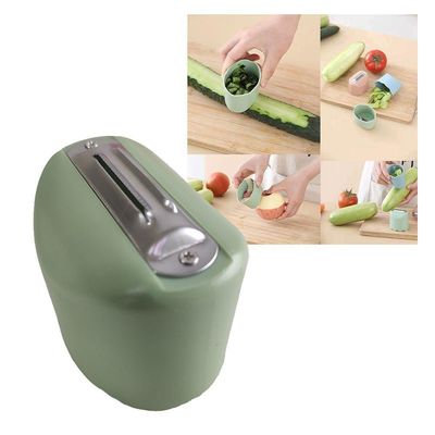 Descascador Fatiador Fruta Verdura Legumes Vegeral Cozinha Aço Inoxidavel Lamina Manual