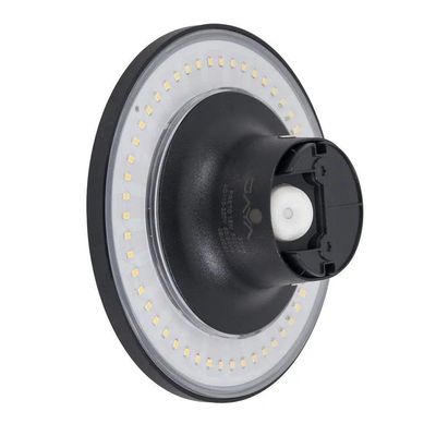Arandela Led Eclipse 12w Preta 3000k Gaya