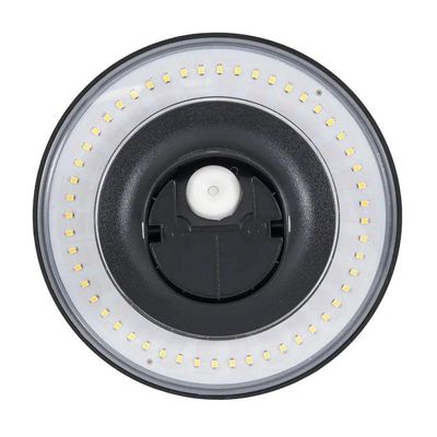 Arandela Led Eclipse 12w Preta 3000k Gaya