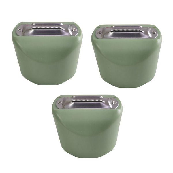 Descascador Fatiador Manual Kit 3 Uni Lamina Inox