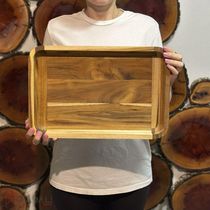 Gamela De Madeira Teca Retangular - Stolf 39,5x5