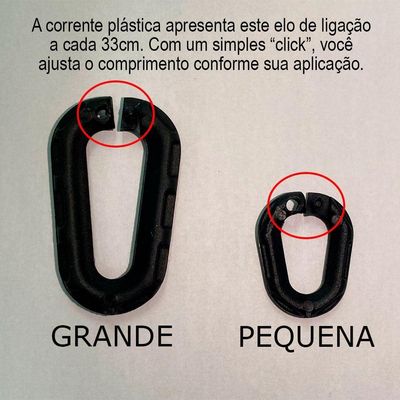 10 Mt Corrente Plástica Isola Calha Chuva Elo G Amarela
